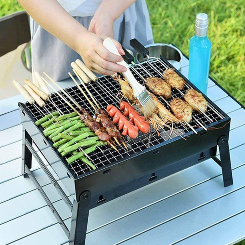 Black barbecue grill Image