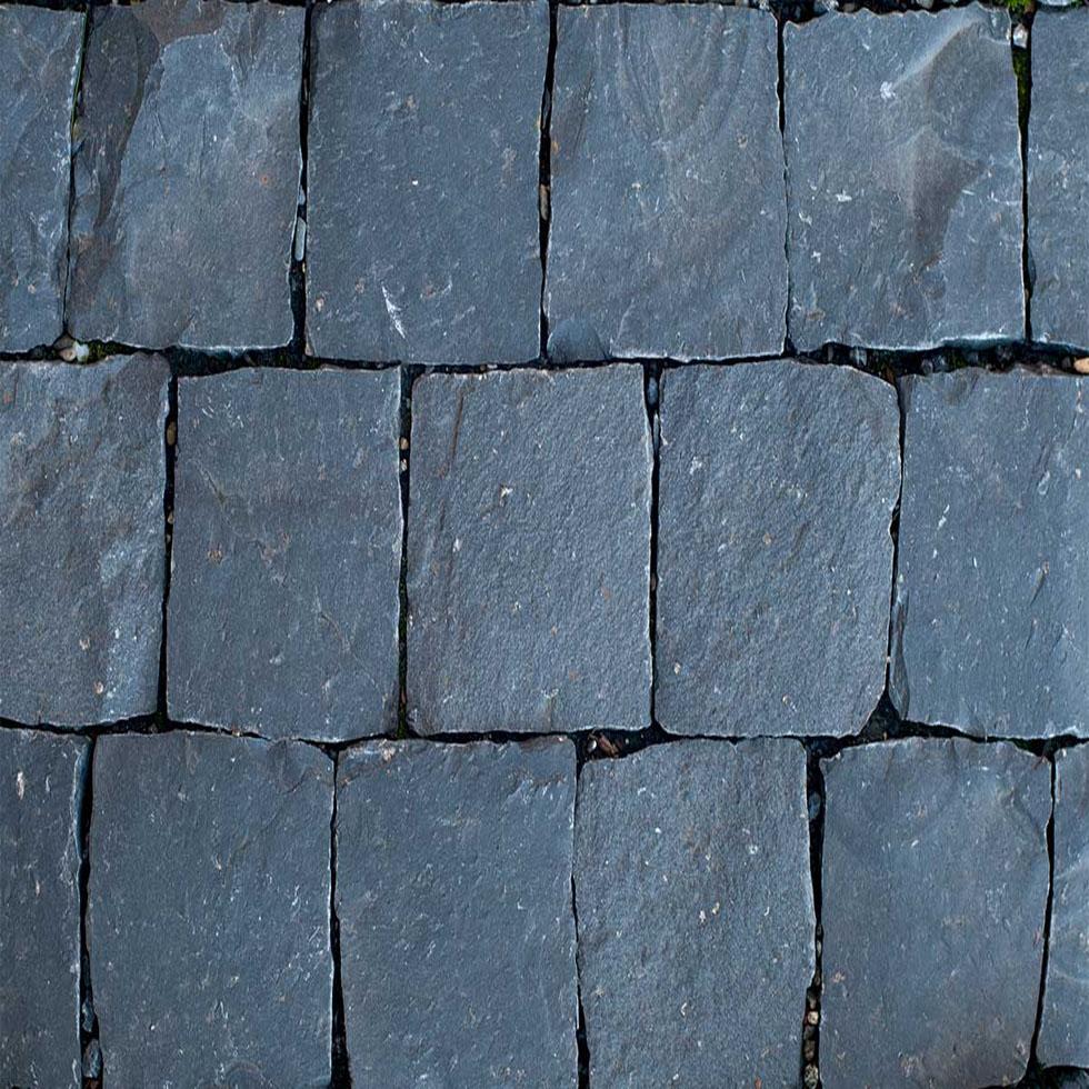 Black Cobbles Stone Image