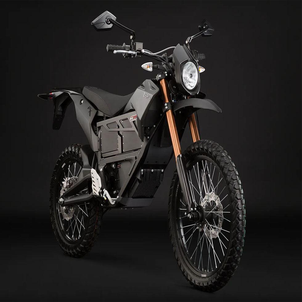 Black Electric Motorcycle Image