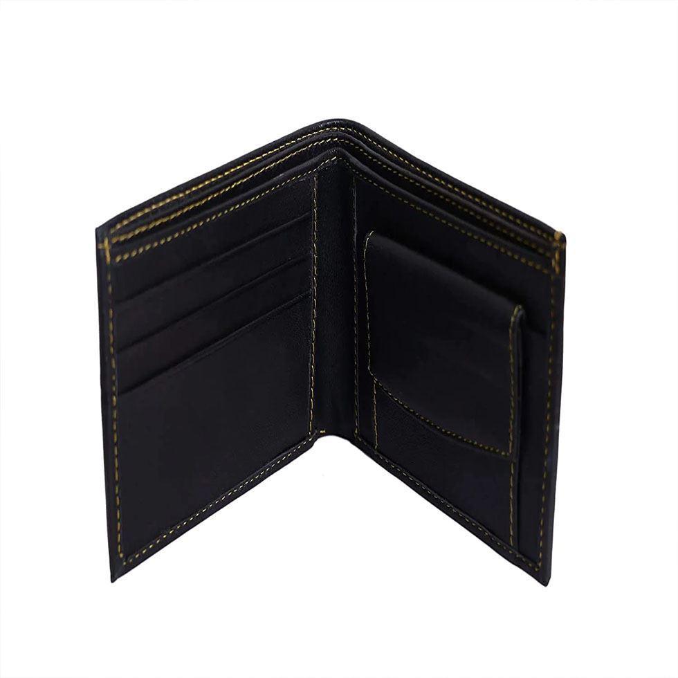 Black Leather Wallet Image