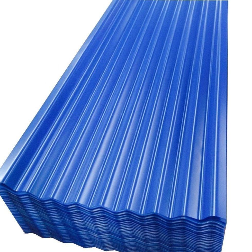 Blue Corrugated Sheet Image