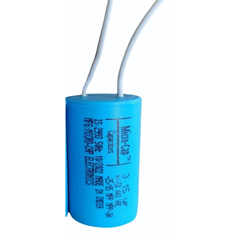 Blue Fan Capacitor Image