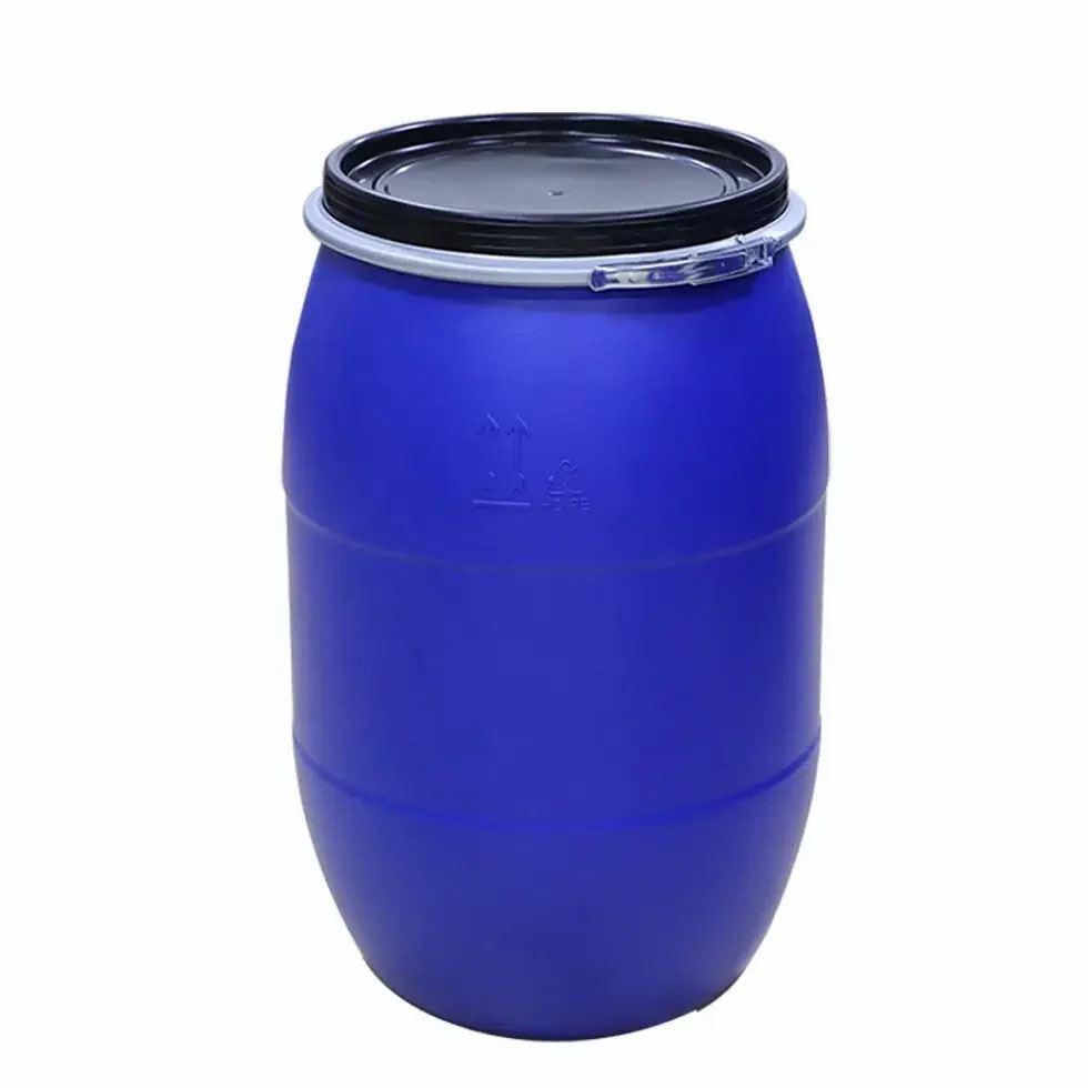 Blue Plastic Drum Image