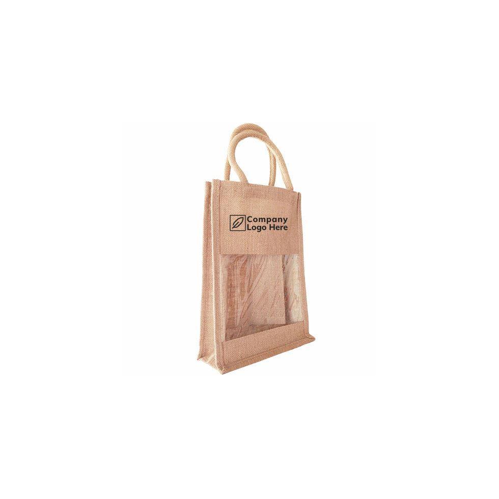 Bottle Jute Carrier Bags Image