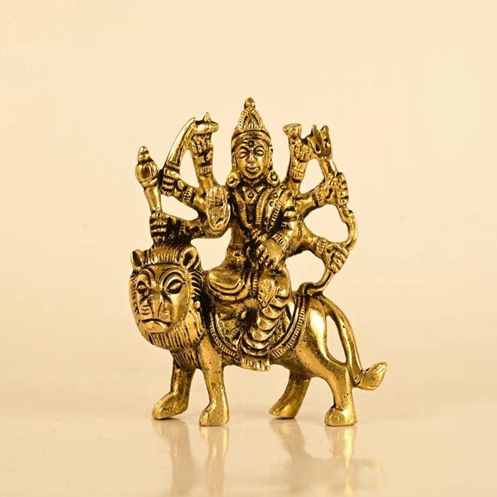 Brass Durga Statue Image