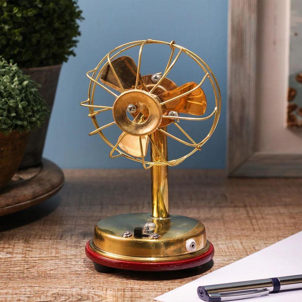 Brass Table Fan Image