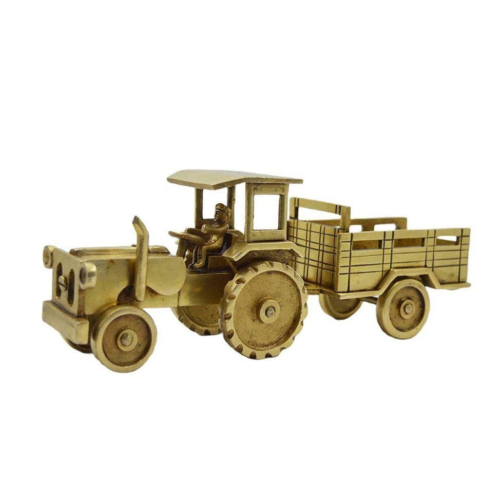 Brass Tractor Showpiece  Image