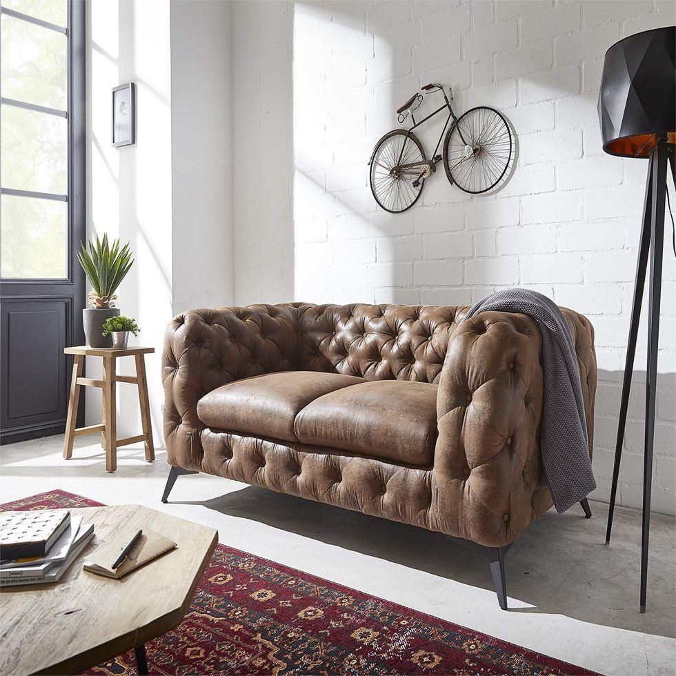 Brown Fancy Sofa Set Image