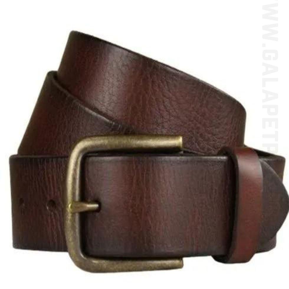 Brown Men Leather Belt Image