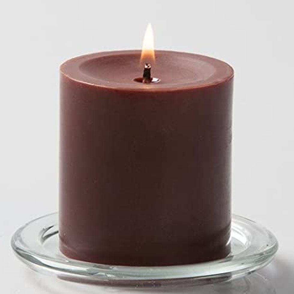 Brown Wax Candle Image