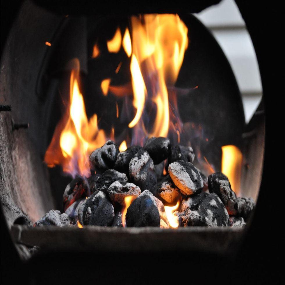 Burning Cooking Coal Image