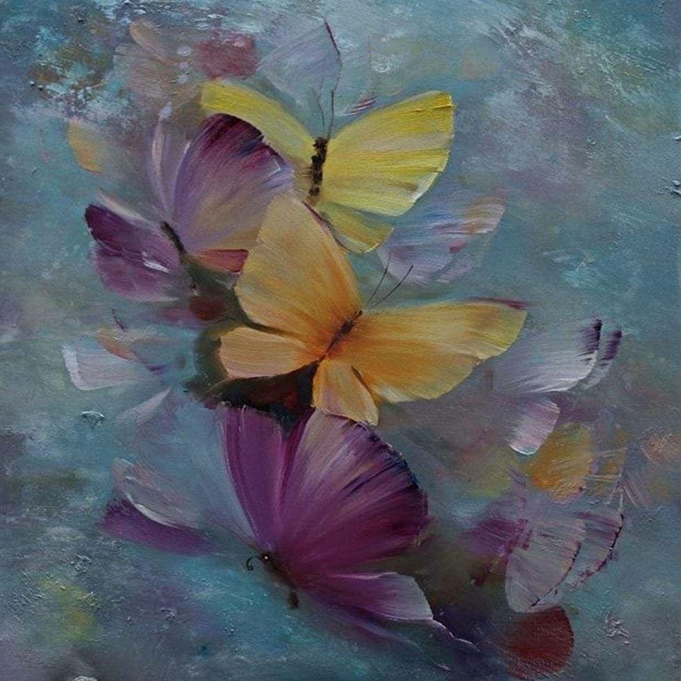 Butterfly Handmade Painting Image