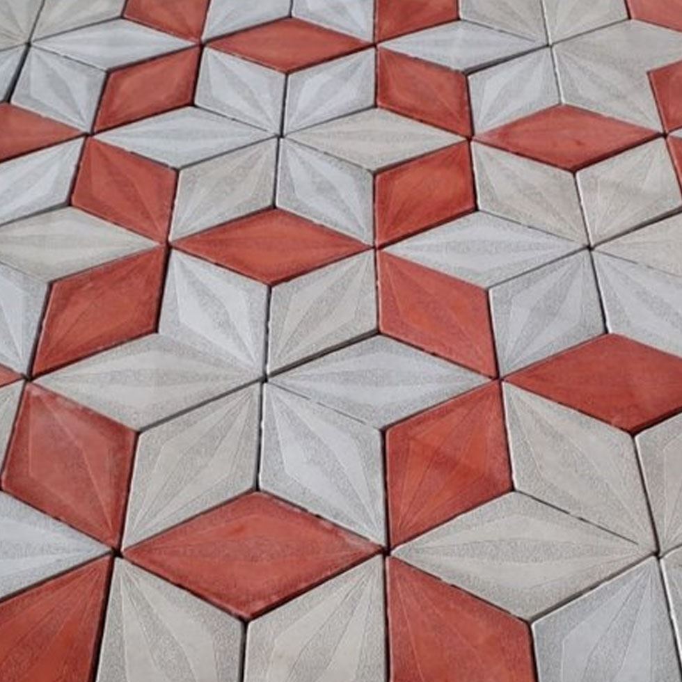 Cement Interlocking Tiles Image