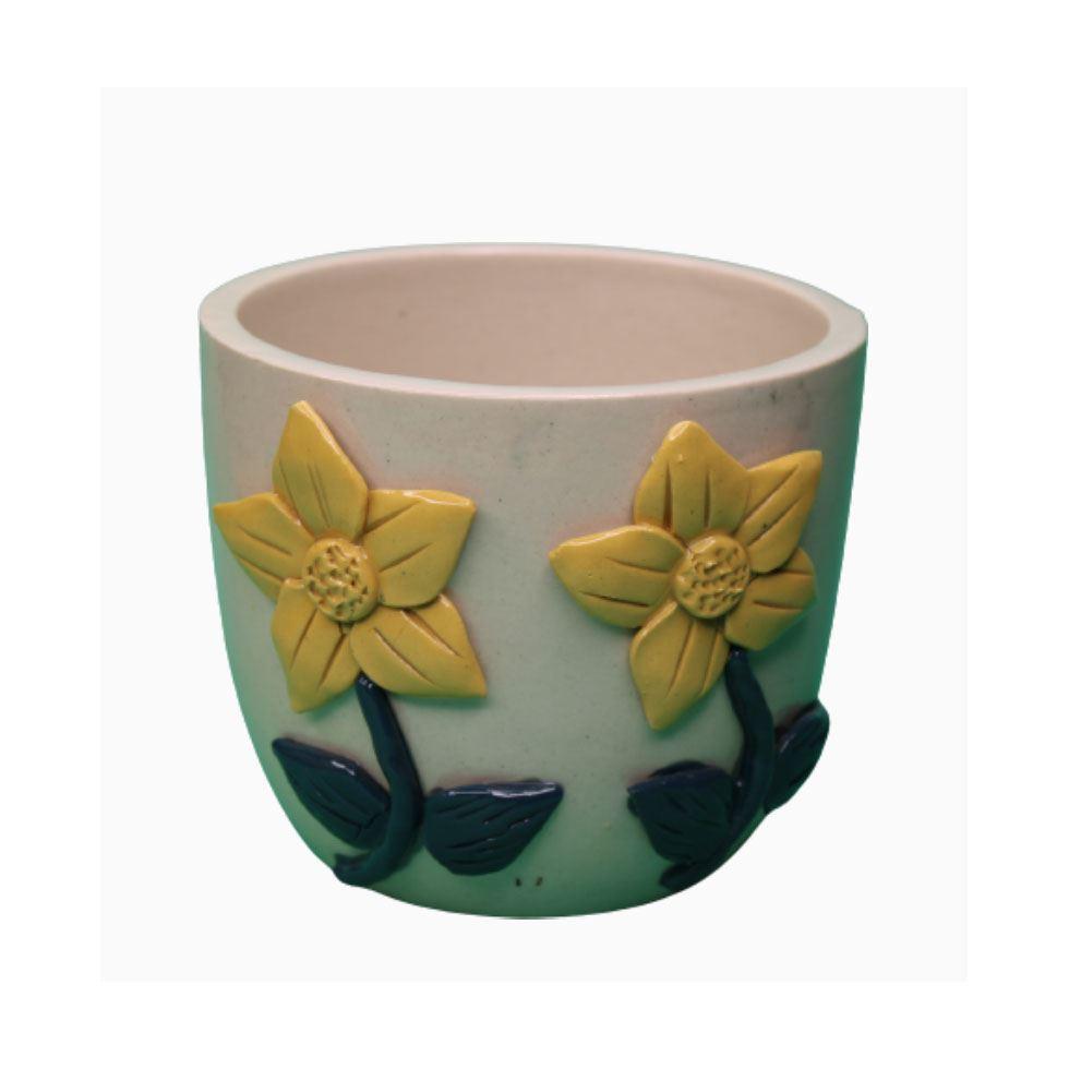 Ceramic cup shape pot Image