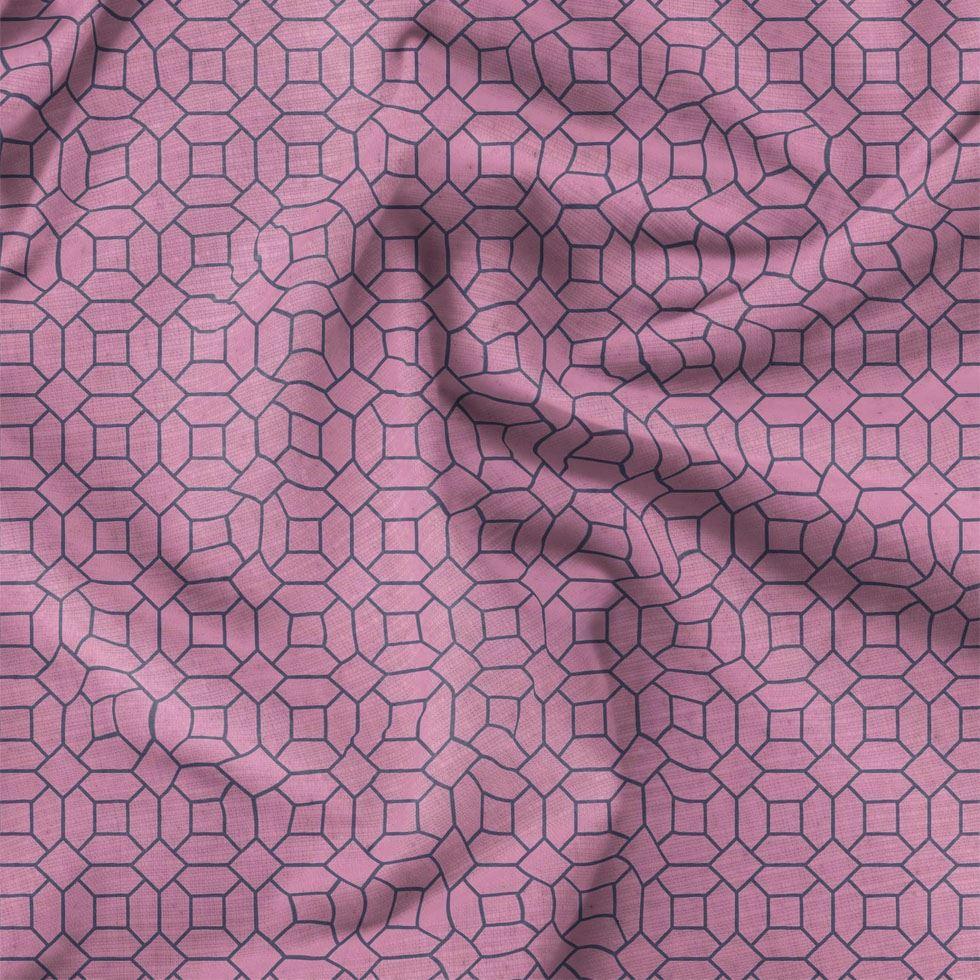 Chiffon Geometrical Fabric Image