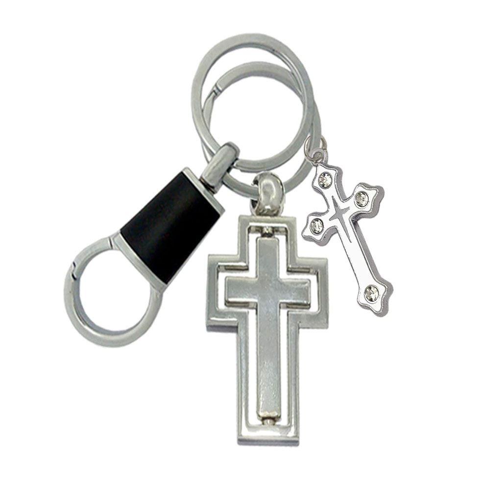 Christian Cross Key Ring Image