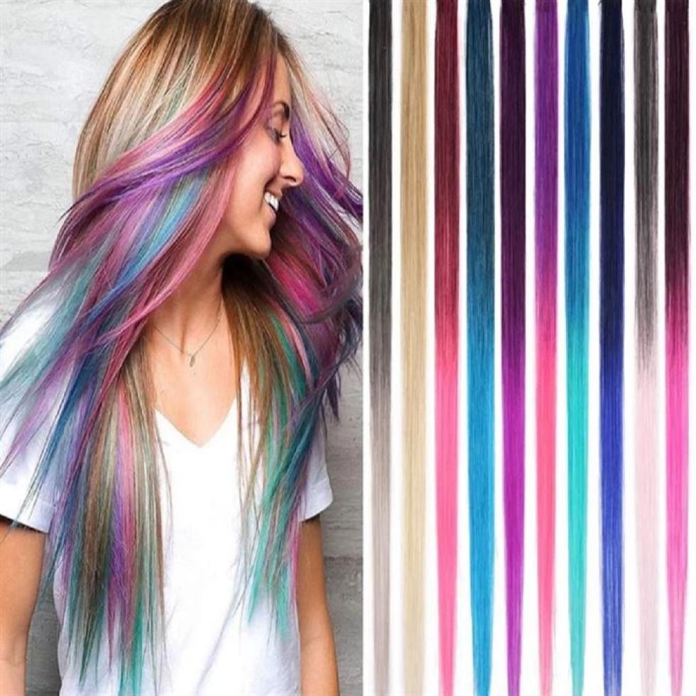 Colourful Hair Extension Image