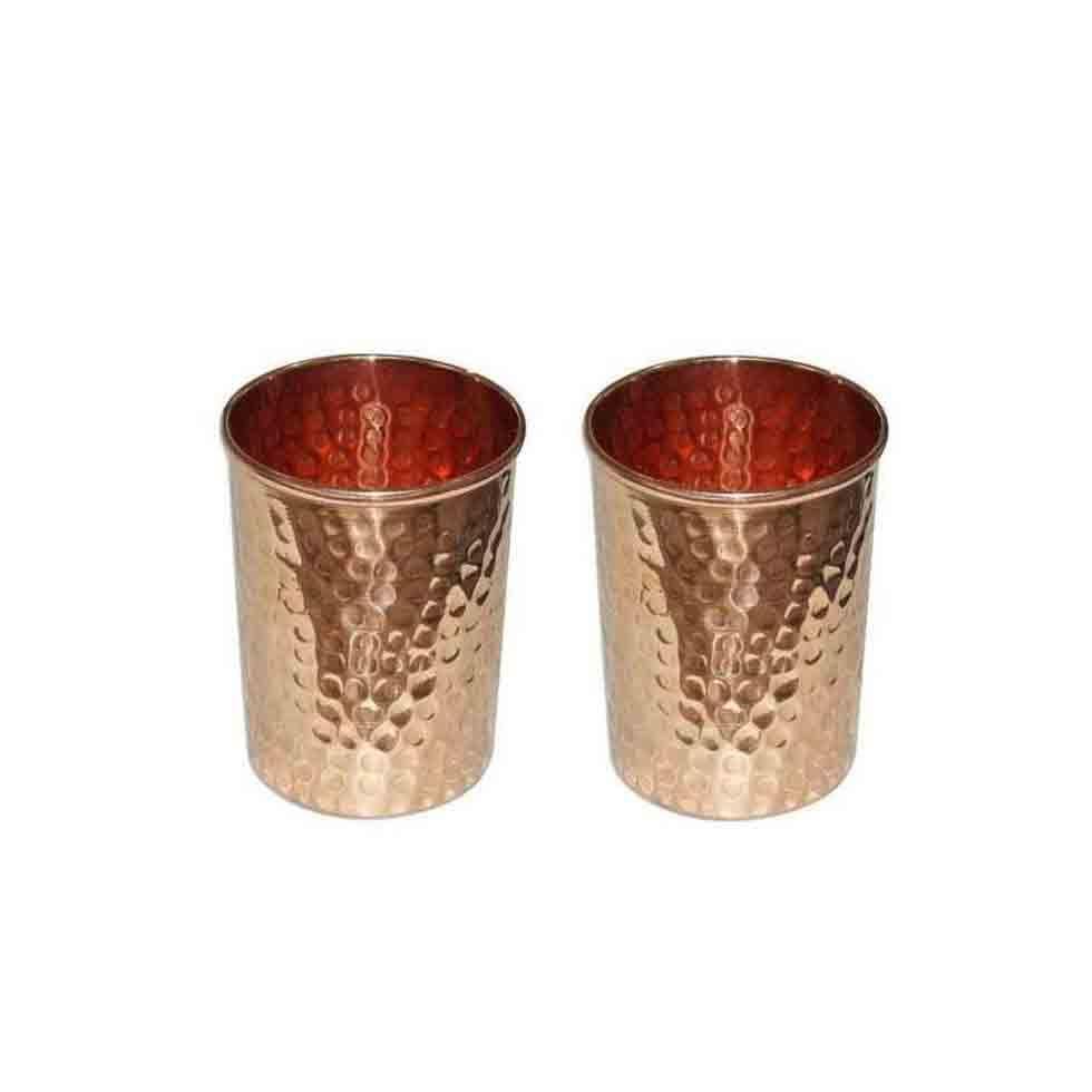 Golden Gift Ideas Pure Copper Glass Set Shop Online Image