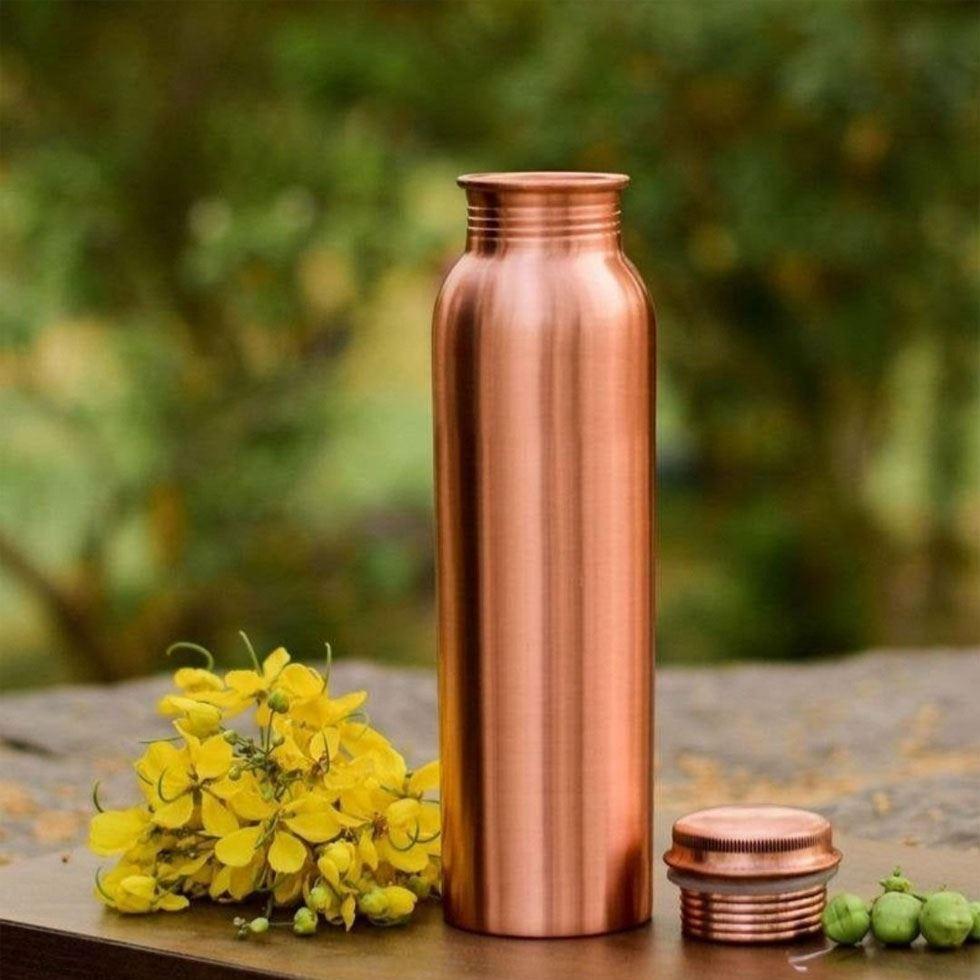 Copper Water Bottle Image