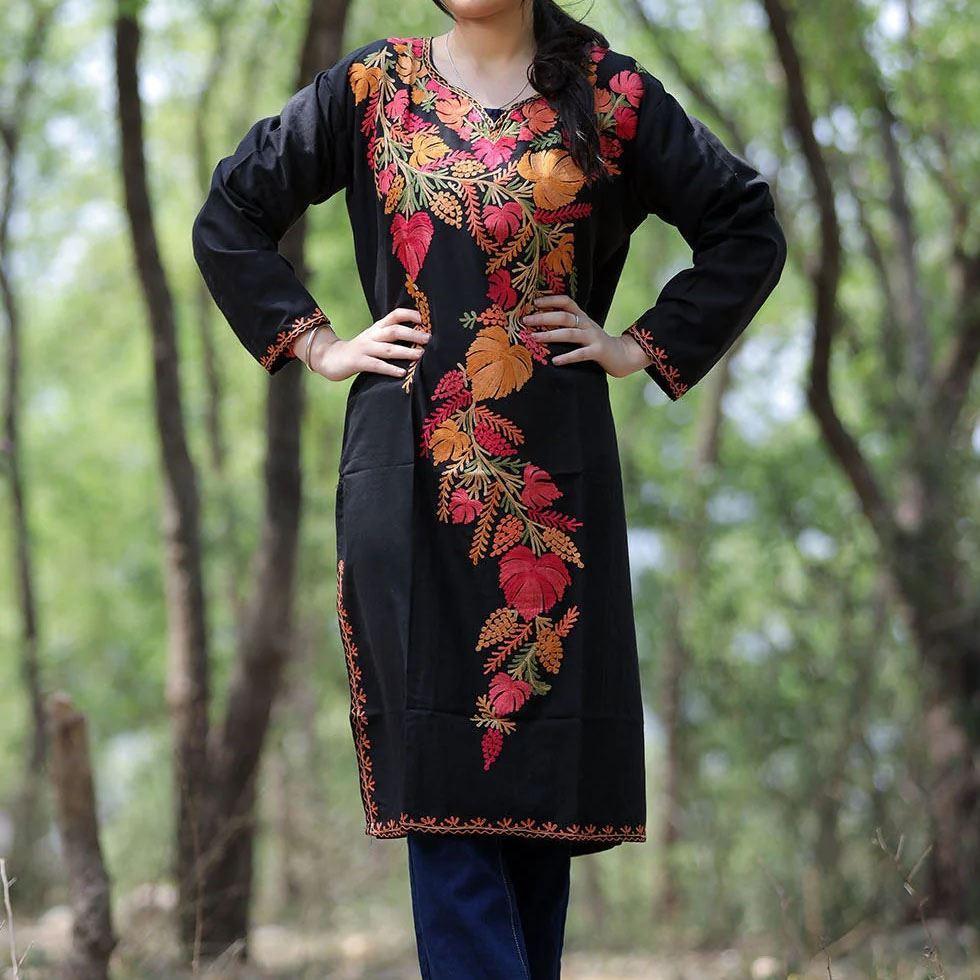 Cotton Embroidered Kurtis Image