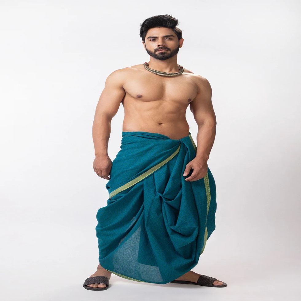 Cotton Men's Dhoti Image