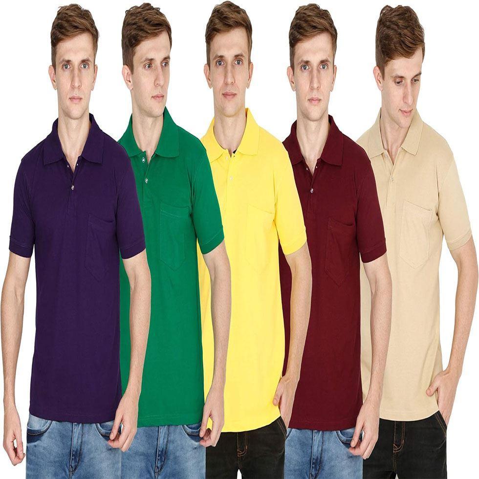 Cotton Polo T Shirt Image