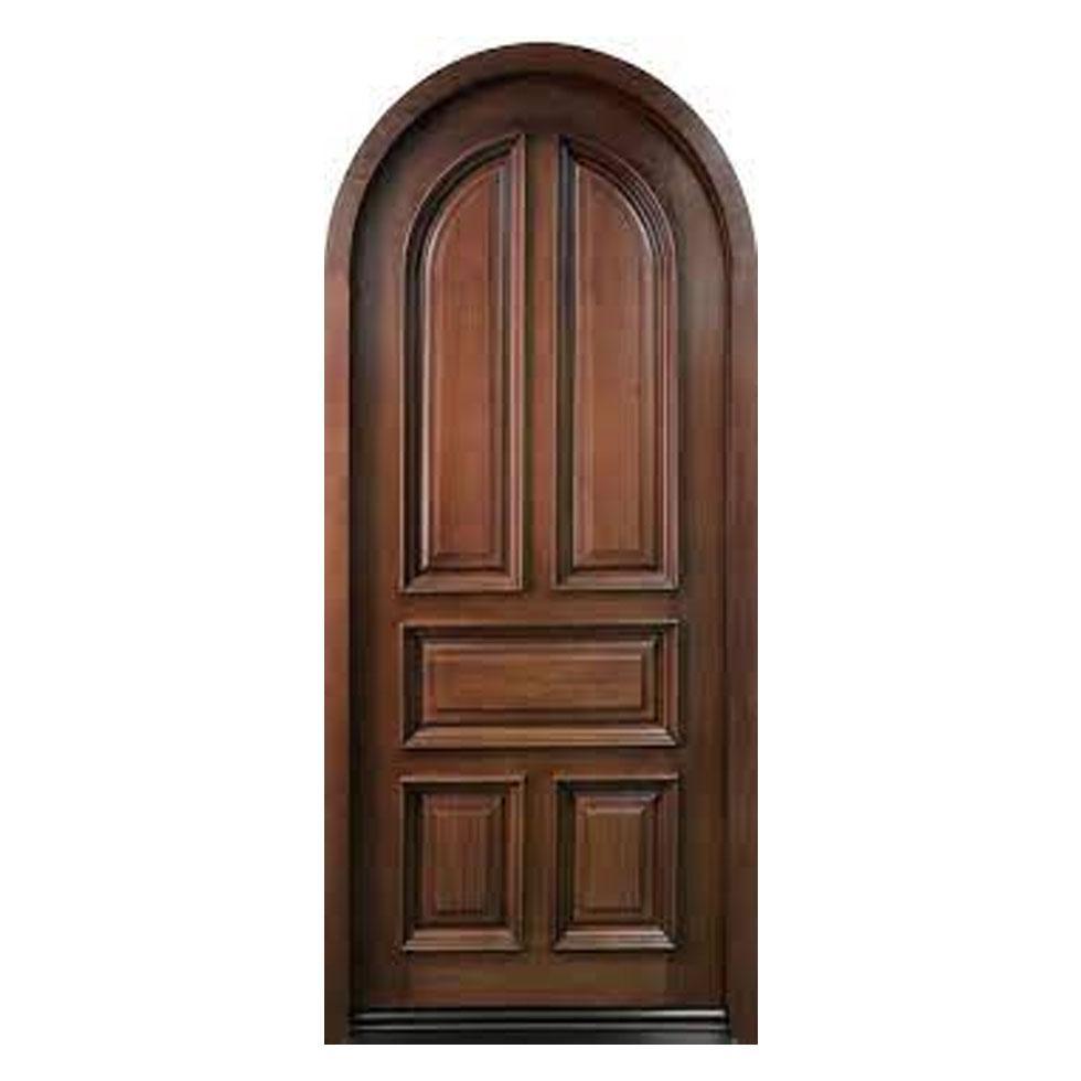 Curved Brown Door Image