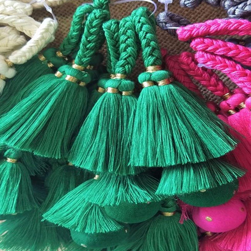 Decorative Multicolor Tassels Image