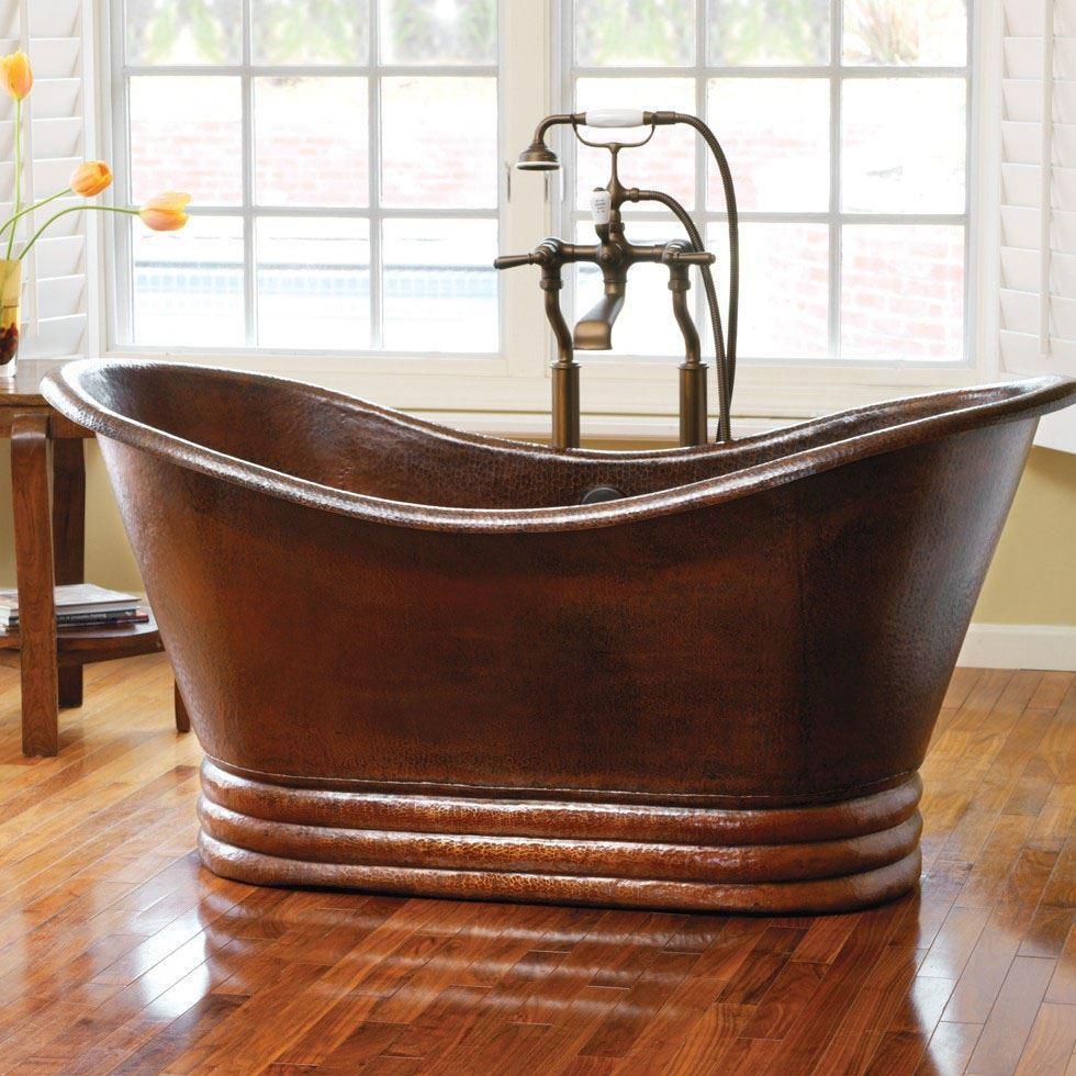 Designer Copper Bathtub Image