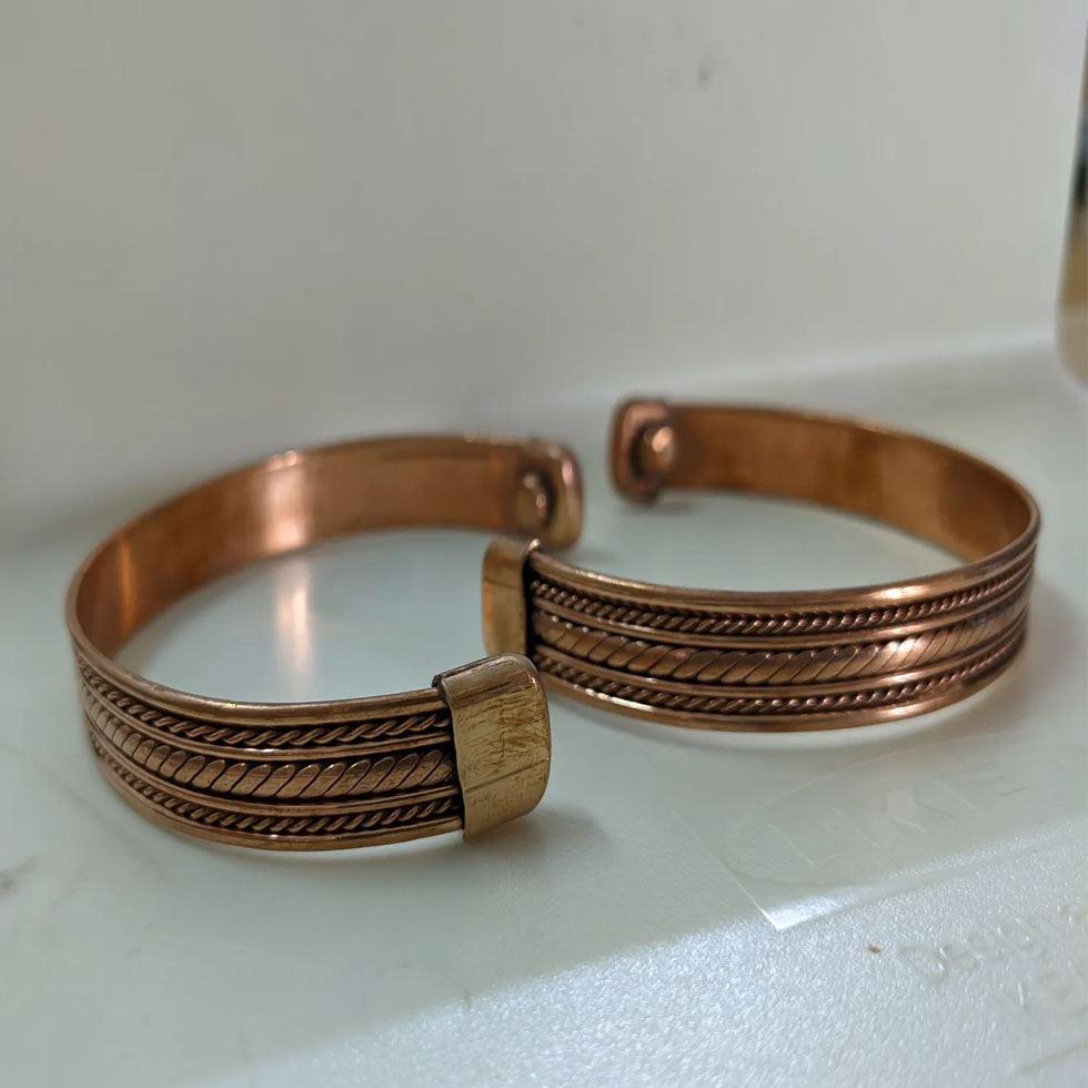 Designer Copper Magnetic Bracelet Image