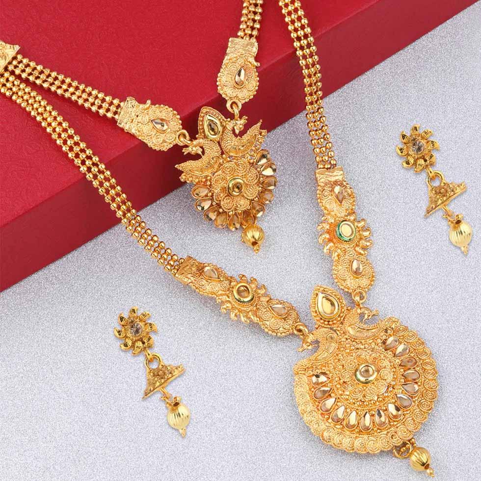 Designer Gold Necklace Image