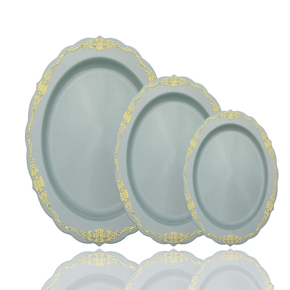 Disposable Designed Plastic Plate Image