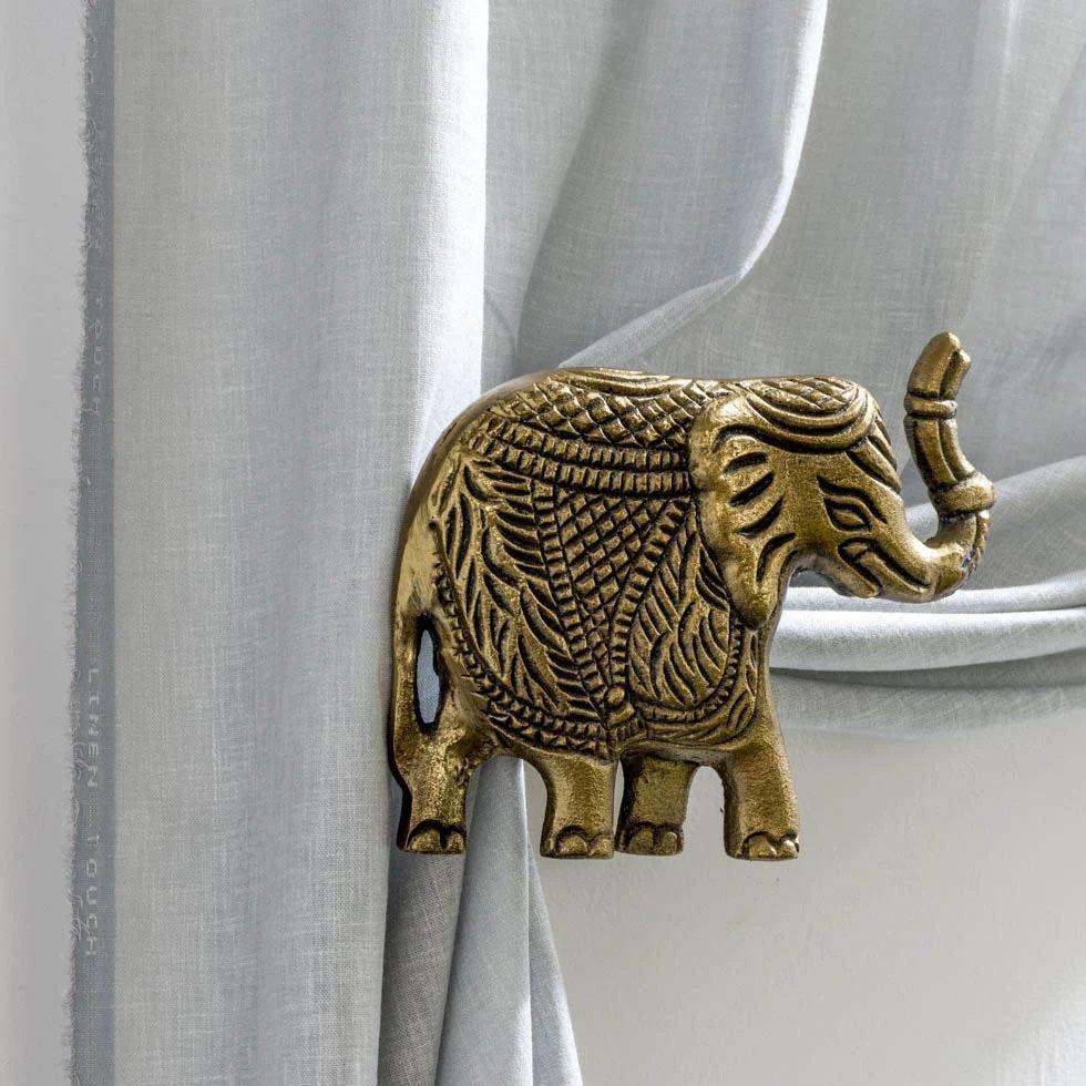 Elephant Curtain Holder Image