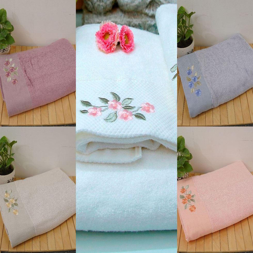 Embroidery Bath Towel Image