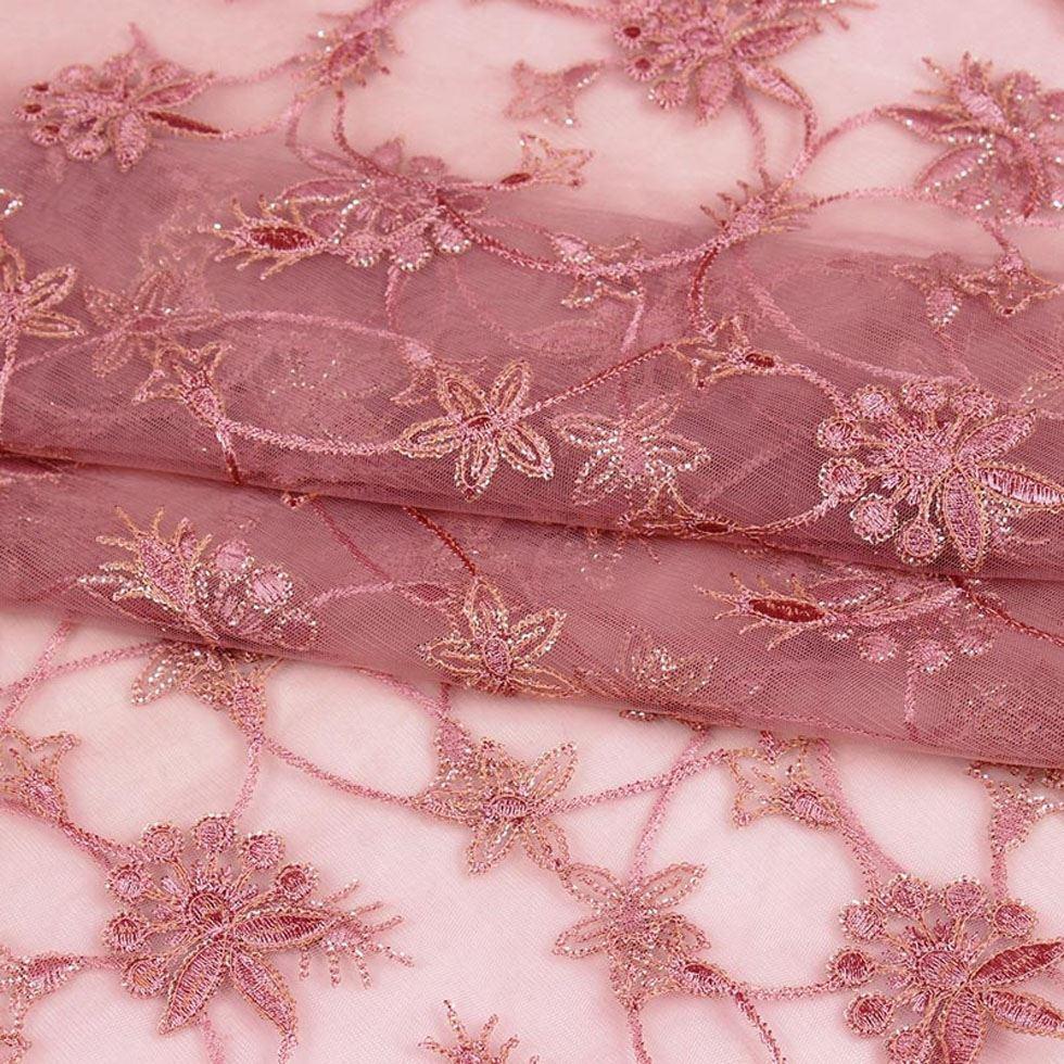 Embroidery Nets Fabric Image