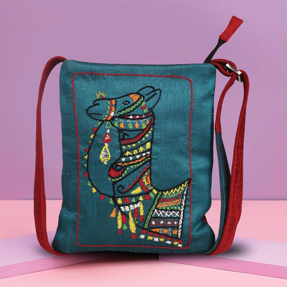 Embroidery Sling Bag Image
