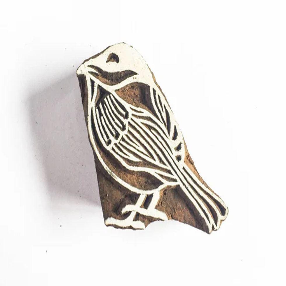 Fabric Wooden Birds Image