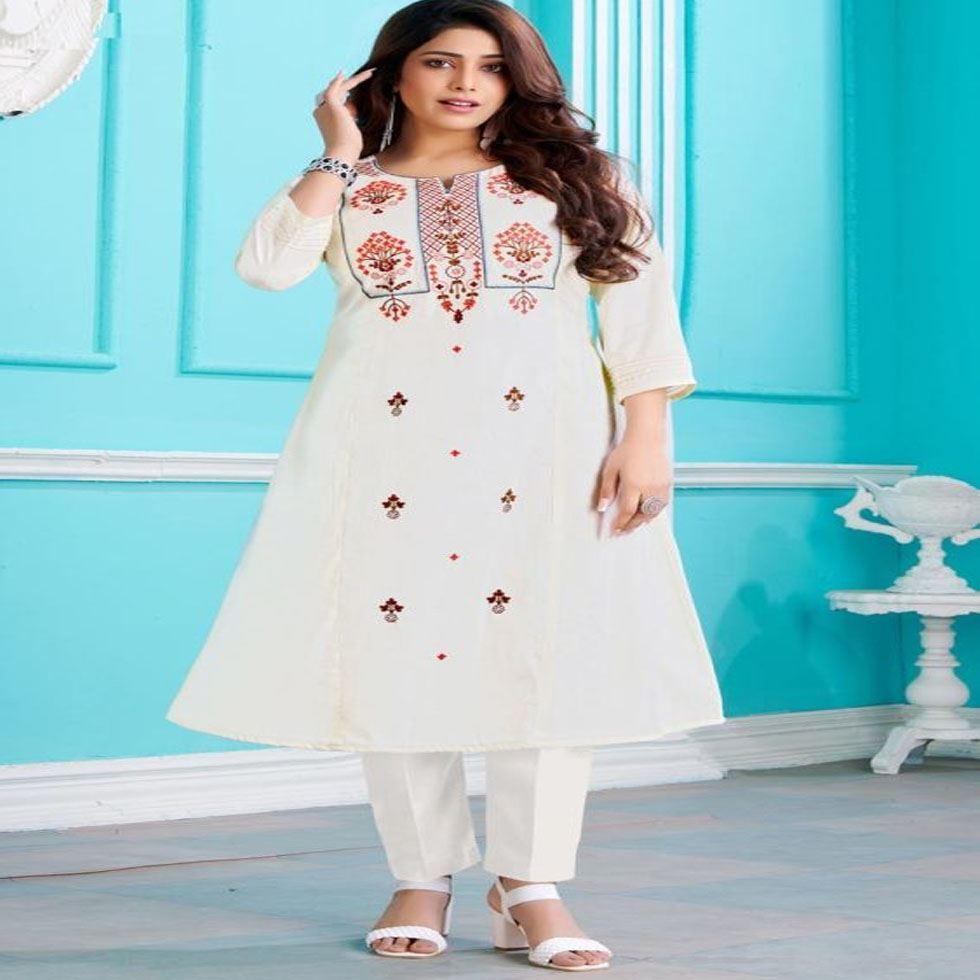 Fancy Embroidered Kurti Image