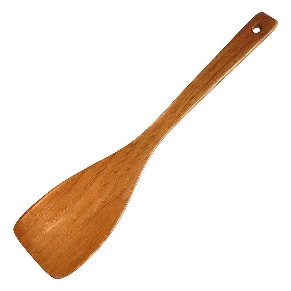 Flat Wooden Spatula Image