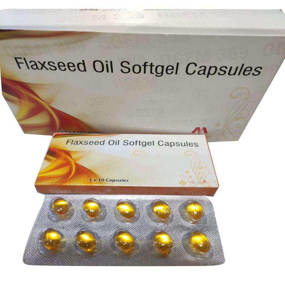 Flaxseed Softgel Capsules Image