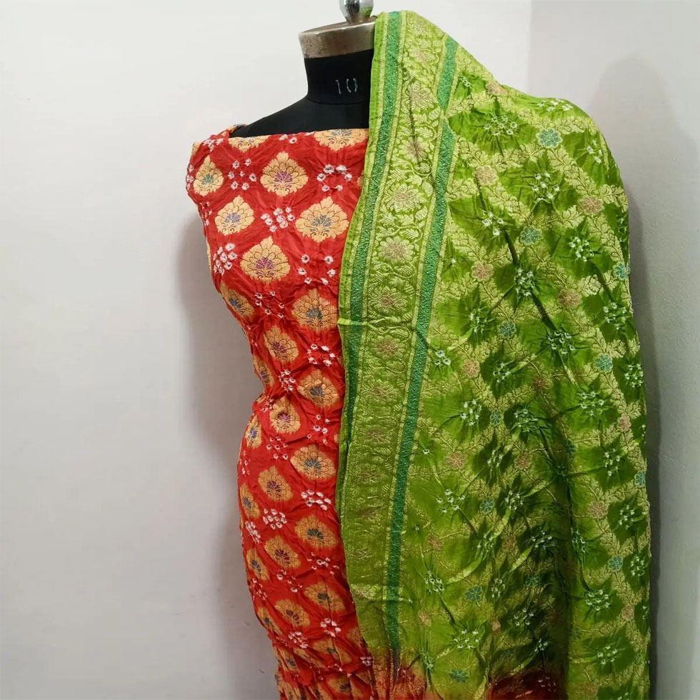 Gadwal Silk Dupatta Image