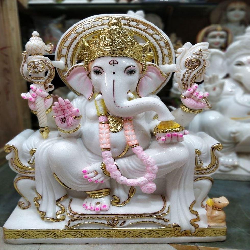 Ganesh Marble Statue Image