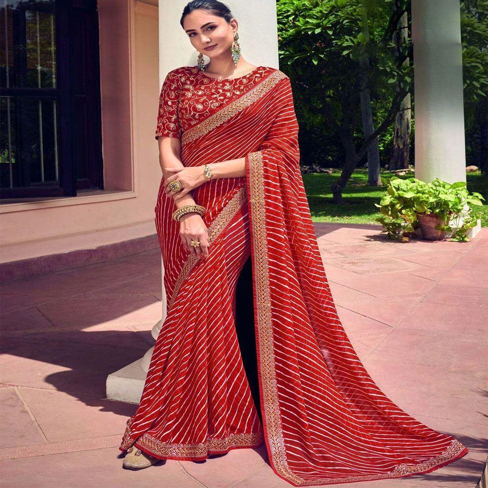 Georgette Ladies Saree Image