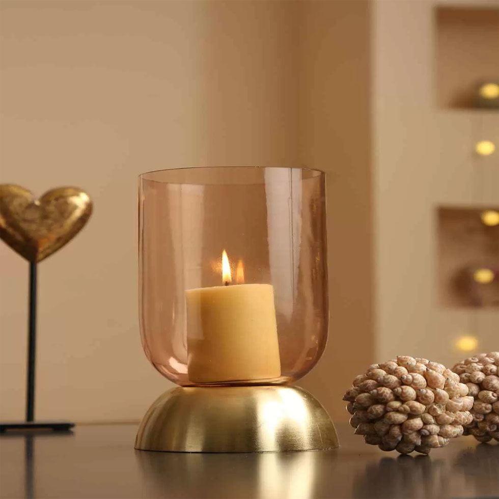 Glass Candle Holder Image