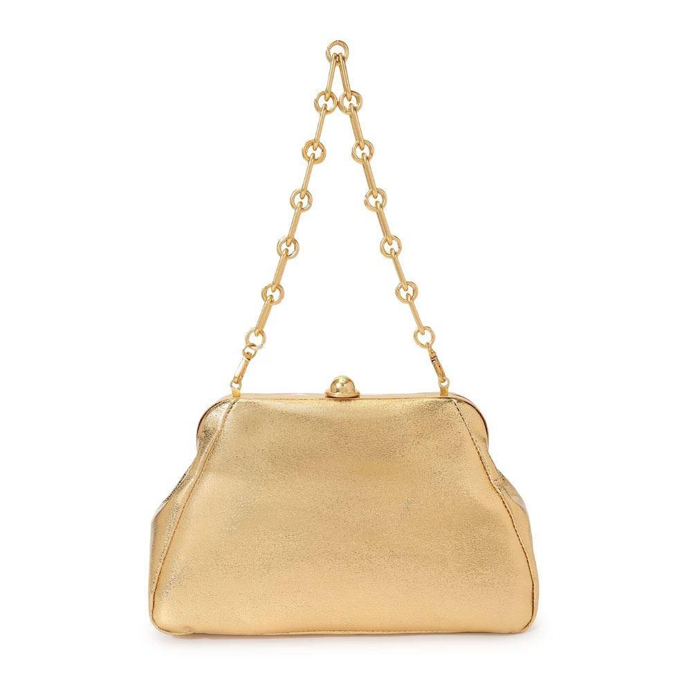 Golden Designer Ladies Bags Image