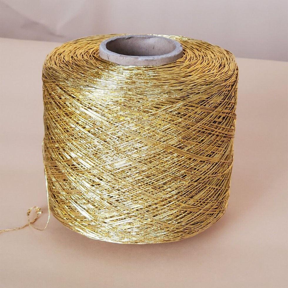 Golden Metallic Yarn Image