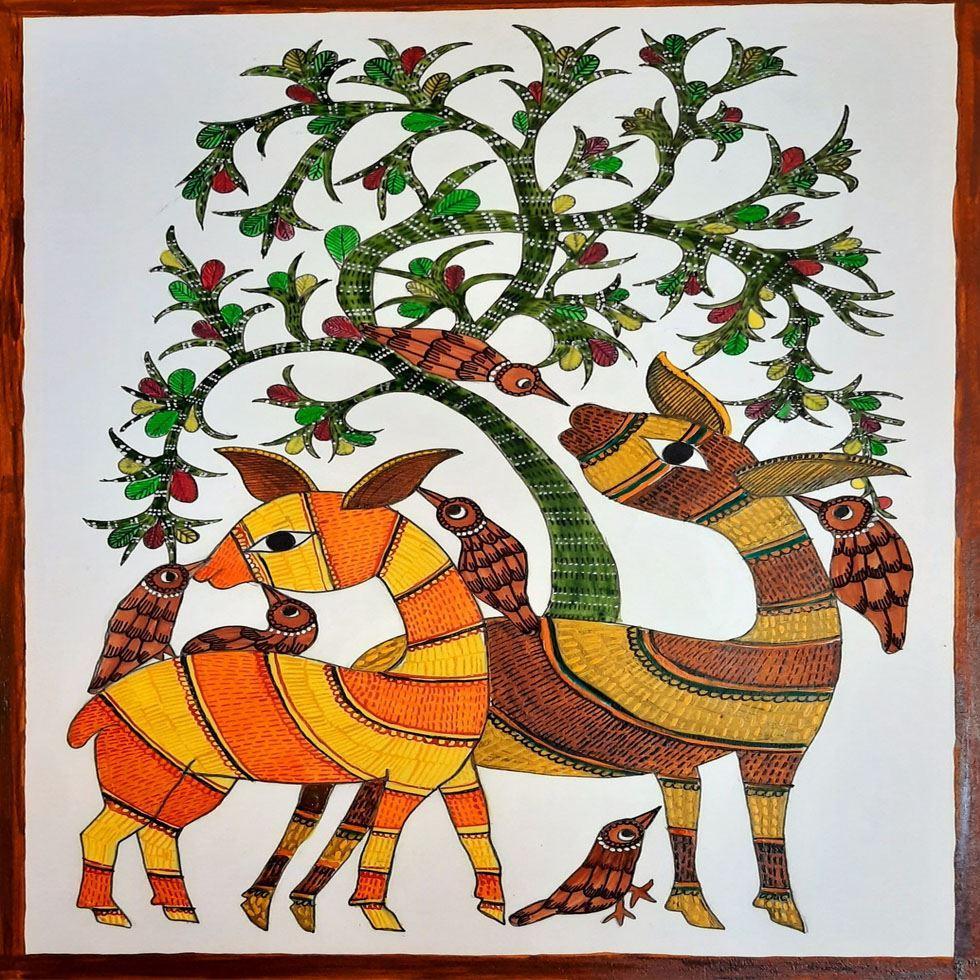 Gond Art Painting Image