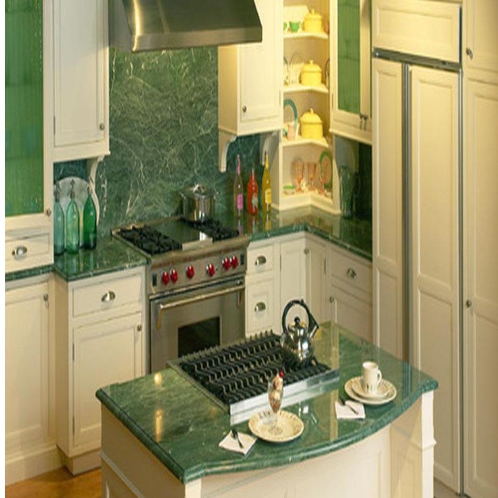 Green Marble For Kitchen Image