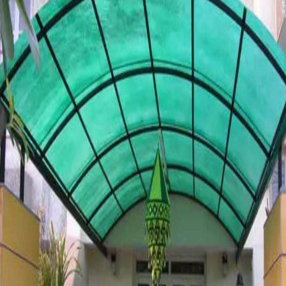 Green Polycarbonate Roofing  Image