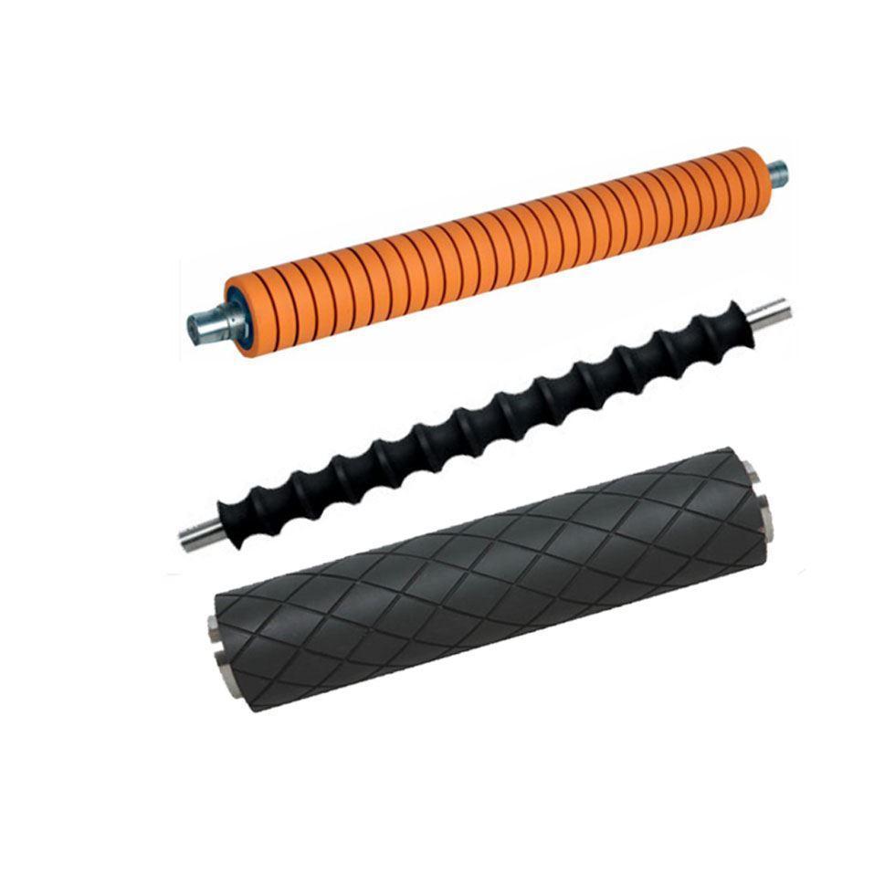 Grooved Rubber Roller Image